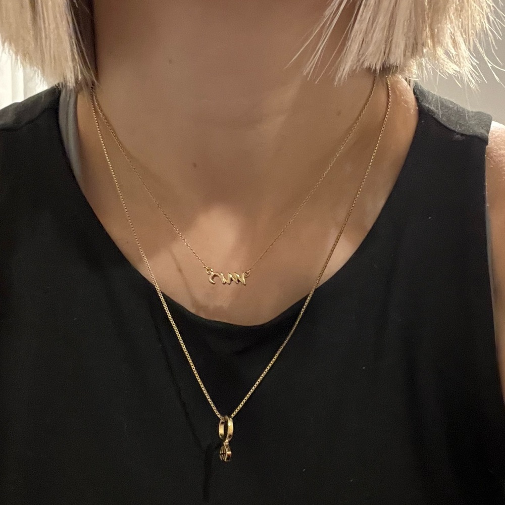 Kate spade Mrs/Engagement ring necklace